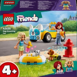 lego friends auto per la toelettatura dei cagnolini
