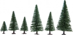 Set di abeti modellini 25 pz