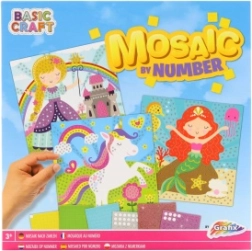 Mosaico con immagini di Principesse, Unicorno e Sirene