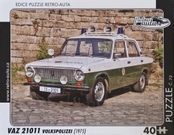 Puzzle RETRO-AUTO VAZ 21011 Volkspolizei 40 pezzi