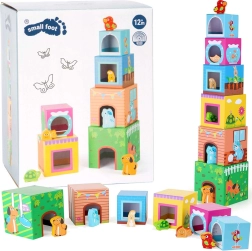 Piramide in cartone con animaletti Small Foot