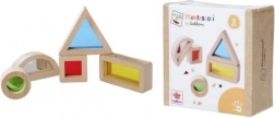 Cubi sensoriali Montessori EICHHORN, 5 pz, legno di faggio