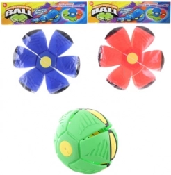 Disco da lancio che si trasforma in palla luminosa