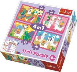 Puzzle Lame Allegre 4in1 TREFL (35, 48, 54 e 70 pezzi)