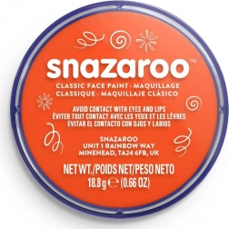 Snazaroo colore per il viso arancione scuro 18ml
