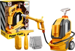 idropulitrice a pressione per bambini con funzione ad acqua con tergivetro, spugna e panno