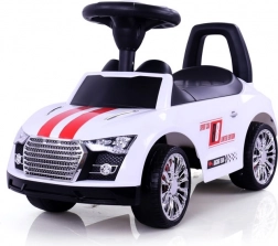 Bicicletta senza pedali per bambini Milly Mally Racer bianca