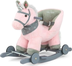 Cavalluccio a dondolo Polly rosa