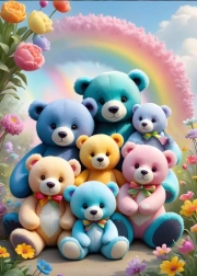 Puzzle orsacchiotti di peluche 300 pezzi