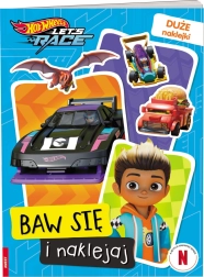 Hot Wheels – divertiti e attacca: divertente libro di adesivi per bambini 3+