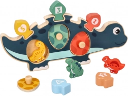 Puzzle per bambini in legno - Dinosauro