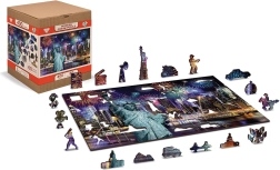 Puzzle in legno New York di notte