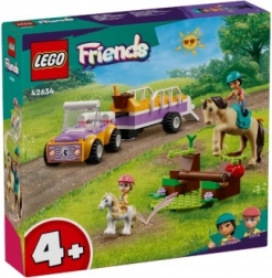 LEGO FRIENDS rimorchio per cavallo e pony – set di costruzione 4+