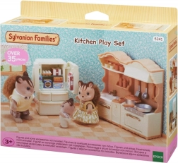 Sylvanian Families cucina rustica con frigorifero – set di arredamento per la casetta