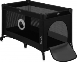 Lettino da viaggio Lionelo Stefi Black Carbon