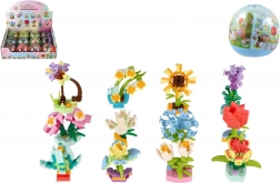 Kit di costruzione mini fiori in capsula – creativi fiorellini in plastica 6 cm, mix di tipi