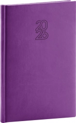 Agenda settimanale NOTIQUE viola 2026, 15 x 21 cm