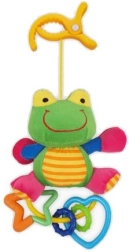 Giocattolo di peluche con sonaglio Ranocchia BABY MIX