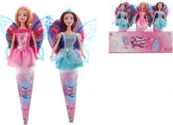 Bambola fata snodata in cono