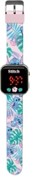 Orologio LED con calendario Stitch