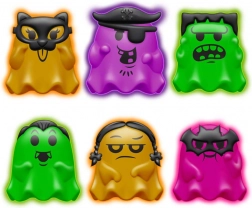 Schylling NeeDoh fantasma da schiacciare che si illumina al buio