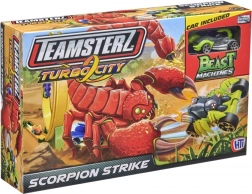 Pista da corsa scorpione Teamsterz con macchinina
