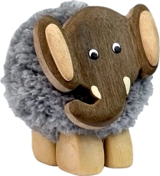 Figura in Legno per Bambini XL Pompon Elefante