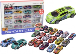 Set di Modellini di Auto da Corsa 1:64 - 20 pcs
