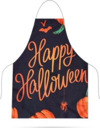 Grembiule da cucina di Halloween in tela impermeabile