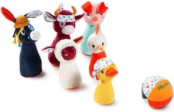 Lilliputiens birilli morbidi fattoria con campanellino 12 m+