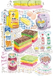 Puzzle Magnolia biscotti arcobaleno 1000 pezzi