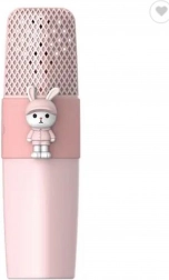 Microfono karaoke per bambini con Bluetooth e altoparlante – rosa