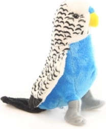 Cocorita di peluche bianca 18 cm