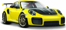 Modello in metallo Porsche 911 GT2 RS giallo 1:24
