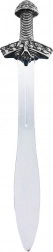 Spada da cavaliere con impugnatura argentata in PVC 56 cm