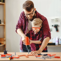 woopie valigia officina mobile per attrezzi 2in1, 65 pezzi