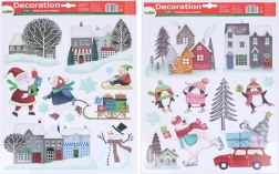 Decorazione natalizia per finestre 41 × 29 cm