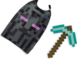 Costume di Halloween Minecraft – piccone di diamante e mantella Enderman di Disguise
