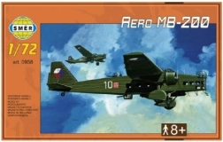 Modello di aereo Aero MB-200 in scala 1:72