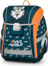Zaino scolastico Wild Wolf con struttura leggera