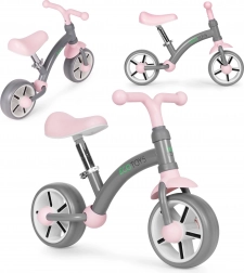 Balance bike ECOTOYS con ruote in EVA e sella regolabile, grigio