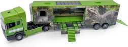 Camion auto con motivo dinosauro, metallo/plastica, 32 cm