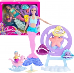 barbie sirena con bebè – cura del cucciolo marino