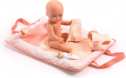 Tappetino fasciatoio DJECO per bambole Pink Peak