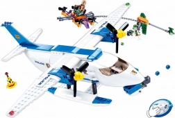 Sluban idrovolante della polizia con ladri set di costruzione