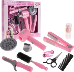 Set da parrucchiere per bambini con asciugacapelli interattivo