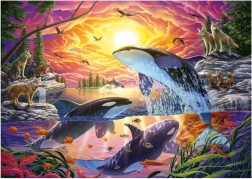 Puzzle Orca e Lupi 4000 pezzi