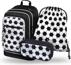 Set scolastico zaino, astuccio e sacca Cubic Goal