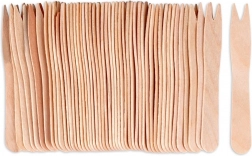 Forchettine di legno per snack 8,5 cm, 50 pz