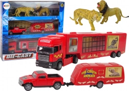 Camion dei circhi con animali